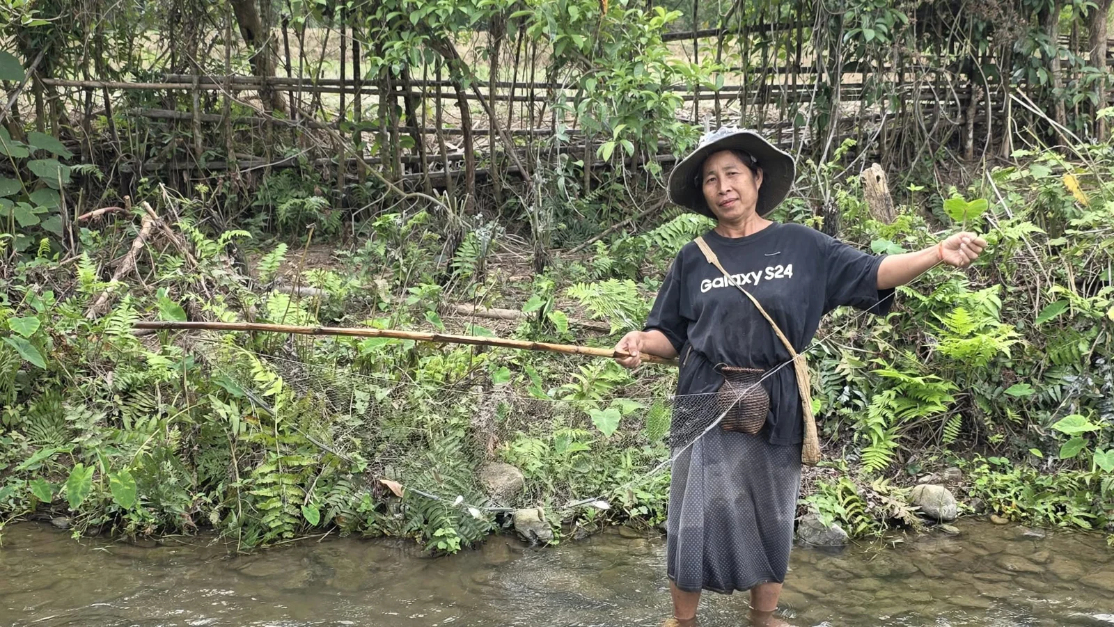 A portrait from a stop along the route.